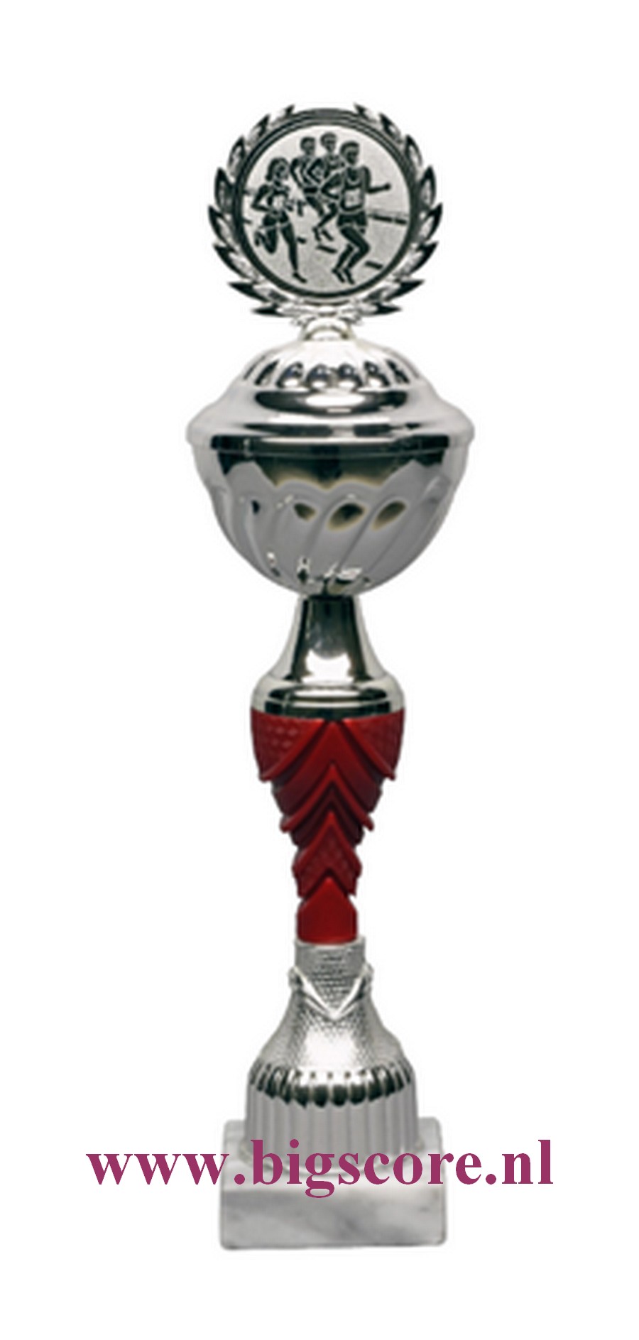 Z 606 Beker Rood- Zilver 11 Delig